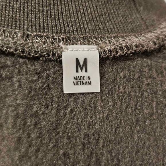 FEAR OF GOD ESSENTIALS RELAXED CREWNECK SWEATSHIRT OFFBLACK SIZE MEDIUM OVERSIZE - Picture 5 of 10